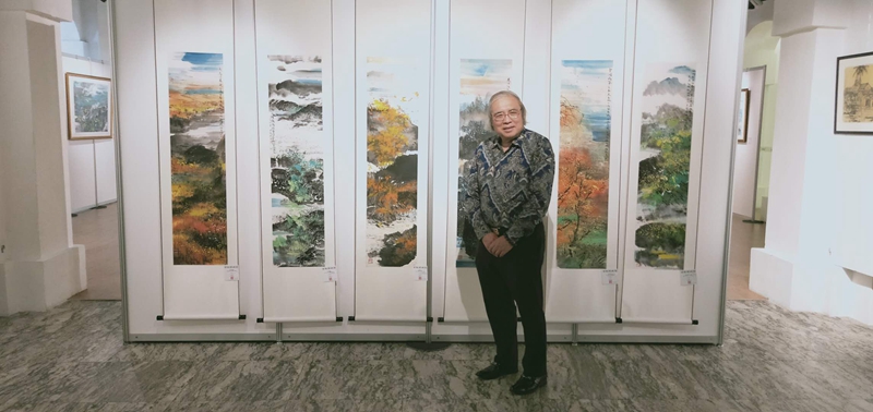 “造神入理，回得天意梁”——振康畫(huà)展在新加坡河畔藝術(shù)之家隆重舉行