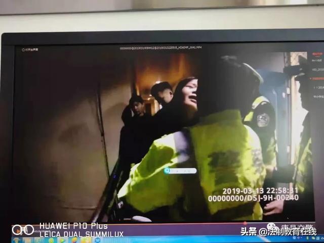 唐縣交警營救一名輕生少女