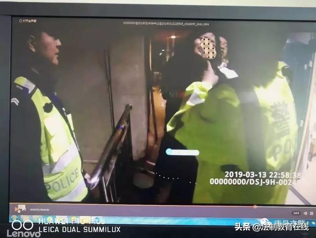 唐縣交警營救一名輕生少女