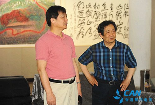 舒同、舒安書畫展在江西省文聯展覽中心隆重展出
