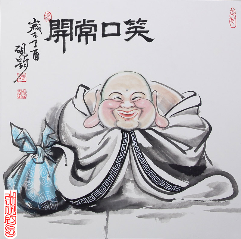 著名畫家張硯鈞先生的水墨漫畫鑒賞